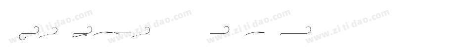 Sketchley Swash BT字体转换